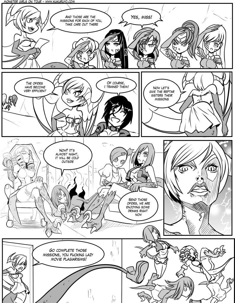 Monster girls on tour - Episode 145, Page 1: Page 145